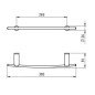 Novaservis Metalia 2 - Porte-serviettes pour sèche-serviettes, 385 mm, chrome 6226/1,0 Novaservis Metalia 2 - Porte-serviettes pour sèche-serviettes, 385 mm, chrome 6226/1,0