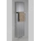 Sapho Colonna - Corps de chauffe 450x1800 mm, 910 W, argent métallique IR145