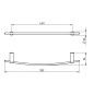 Novaservis Metalia 2 - Porte-serviettes pour sèche-serviettes, 550 mm, chrome 6227/1,0 Novaservis Metalia 2 - Porte-serviettes pour sèche-serviettes, 550 mm, chrome 6227/1,0