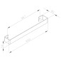 Sapho Magnifica - Porte-serviettes 650x1430 mm, inox brossé IRPA19