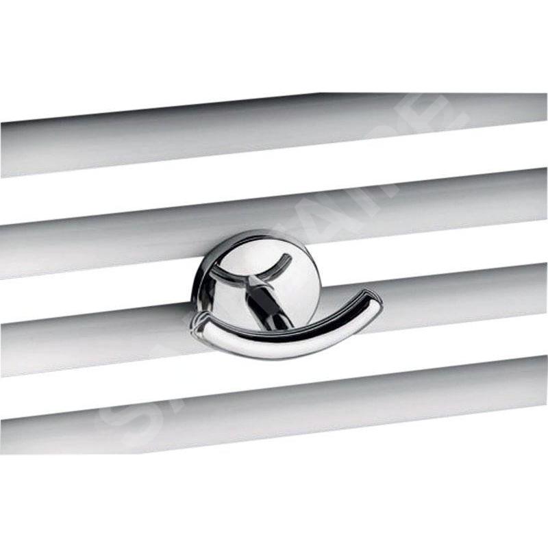 Aqualine Accessoires - Crochet double pour corps de chauffe, chrome 1801-23