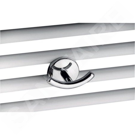 Aqualine Accessoires - Crochet double pour corps de chauffe, chrome 1801-23