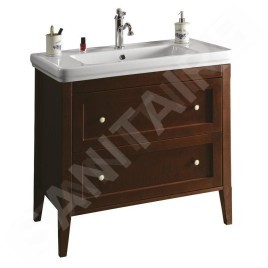 Sapho Cross - Meuble pour lavabo 85x81x47 cm, acajou CR091