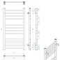 Sapho Metro - Corps de chauffe 450x890 mm, 239 W, chrome 0411-03 Sapho Metro - Corps de chauffe 450x890 mm, 239 W, chrome 0411-03