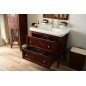 Sapho Cross - Meuble pour lavabo 85x81x47 cm, acajou CR091