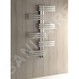 Sapho Singl - Elément chauffant RADO, 600x1190 mm, inox brossé NR650