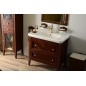 Sapho Cross - Meuble pour lavabo 85x81x47 cm, acajou CR091