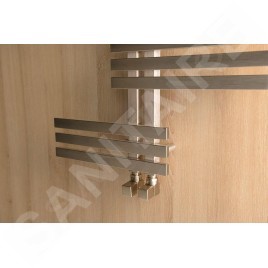 Sapho Singl - Elément chauffant RADO, 600x1190 mm, inox brossé NR650
