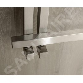 Sapho Singl - Elément chauffant SIERRA, 500x1000 mm, 213 W, inox brossé NR220