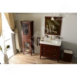 Sapho Cross - Meuble pour lavabo 85x81x47 cm, acajou CR091