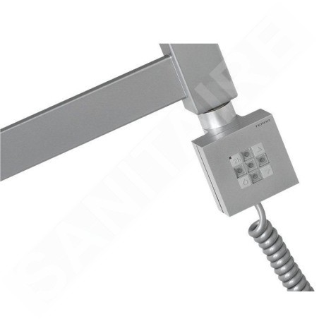 Sapho KTX - Tige de chauffage avec thermostat, 300 W, argent KTX-S-300
