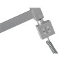 Sapho KTX - Tige de chauffage avec thermostat, 300 W, argent KTX-S-300