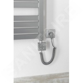 Sapho KTX - Tige de chauffage avec thermostat, 300 W, argent KTX-S-300