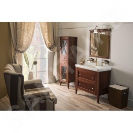 Sapho Cross - Meuble pour lavabo 85x81x47 cm, acajou CR091