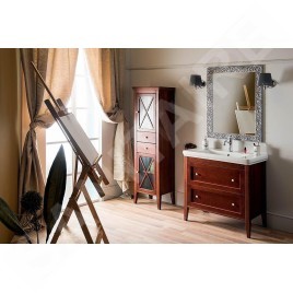 Sapho Cross - Meuble pour lavabo 85x81x47 cm, acajou CR091