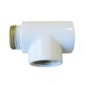 Zehnder Accessoires - Pièce en T, courte, DBM, blanche 853111