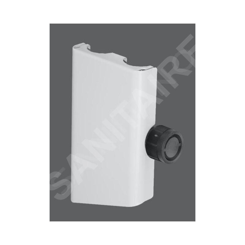 Zehnder Accessoires - Raccord pour Yucca avec capuchon court, blanc 976021