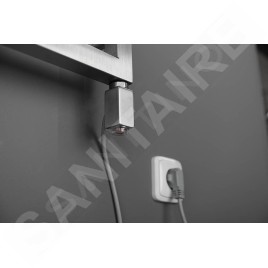 Sapho Caruso - Barre chauffante 300 W, acier inoxydable brossé NR921