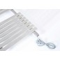Sapho Caruso - Barre chauffante 300 W, acier inoxydable brossé NR921 Sapho Caruso - Barre chauffante 300 W, acier inoxydable brossé NR921