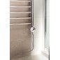 Aqualine Tiges de chauffage - Tige de chauffage électrique avec thermostat, câble direct, 600W, chromé LT67446