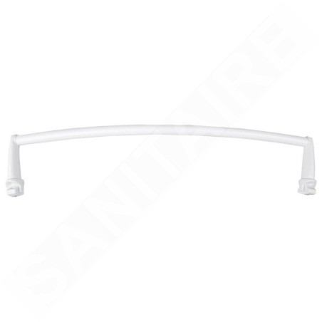 Aqualine Accessoires - Porte-serviettes pour éléments chauffants, longueur 430 mm, blanc IDO-50