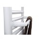 Aqualine Accessoires - Porte-serviettes pour éléments chauffants, longueur 430 mm, blanc IDO-50