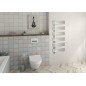 Sapho Vista - Corps de chauffe 500x1190 mm, 307 W, inox brossé NR613