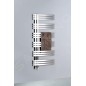 Sapho Vista - Corps de chauffe 500x1190 mm, 307 W, inox brossé NR613