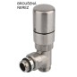 Sapho Accessoires - Raccord de serrage pour Alupex, acier inoxydable brossé CP6520