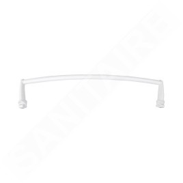 Aqualine Accessoires - Porte-serviettes pour éléments chauffants 330 mm, blanc IDO-40