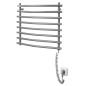 Aqualine Chauffage - Porte-serviettes électrique, 570x465 mm, gris aluminium/métallique SU210A