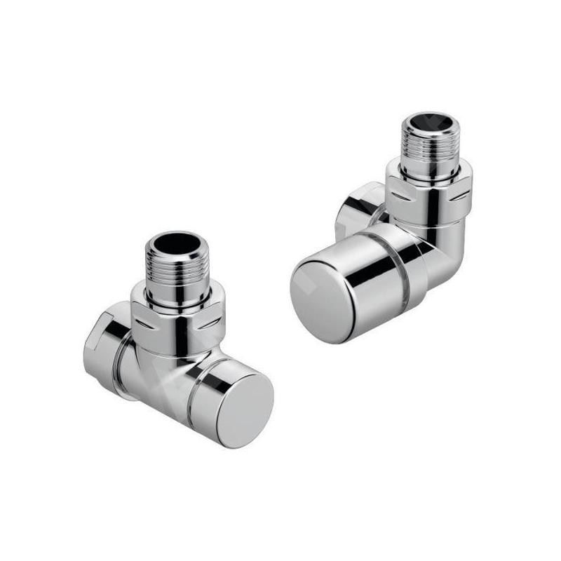 Zehnder Accessoires - Vanne d'angle droite Set G et raccord d'angle pour retour 1/2, acier inoxydable 838980 Zehnder Accessoires - Vanne d'angle droite Set G et raccord d'angle pour retour 1/2, acier inoxydable 838980