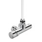 Zehnder Accessoires - Vanne d'angle 1 point SET M, 1/2, avec tête de commande à gauche, entrée à droite, entraxe 50 mm, chrome Zehnder Accessoires - Vanne d'angle 1 point SET M, 1/2, avec tête de commande à gauche, entrée à droite, entraxe 50 mm, chrome