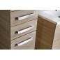 Aqualine Vega - Armoire haute, 350x1840x310 mm, chêne platine VG985