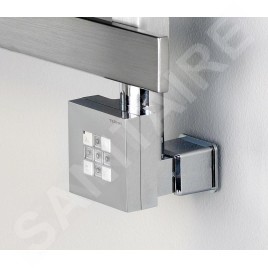 Sapho KTX - Tige de chauffage avec thermostat, 600 W, chrome KTX-CW-600