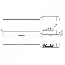 Zehnder Accessoires - Barre chauffante électrique WIVAR II, 300 W, blanc 862522