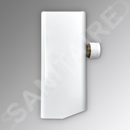 Zehnder Accessoires - Raccord de connexion Yucca, avec capuchon long, blanc 976031