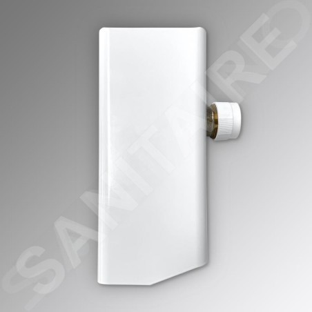 Zehnder Accessoires - Raccord de connexion Yucca, avec capuchon long, blanc 976031