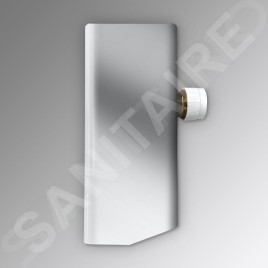 Zehnder Accessoires - Raccord Yucca, avec couvercle long, chrome 976038