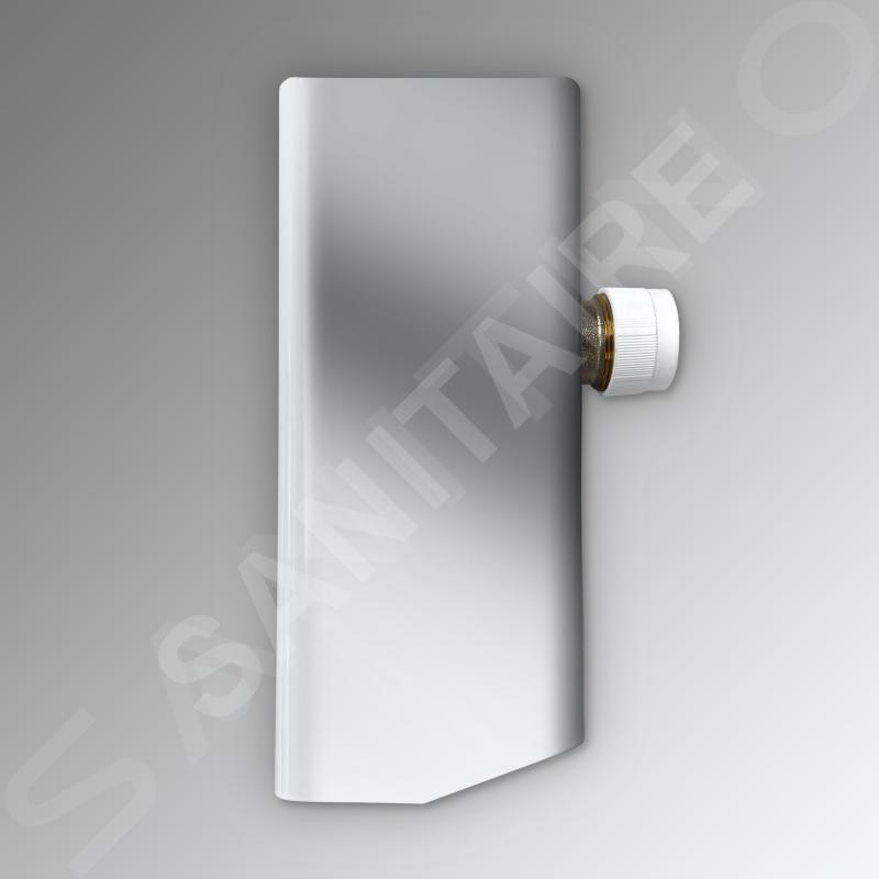 Zehnder Accessoires - Raccord Yucca, avec couvercle long, chrome 976038 Zehnder Accessoires - Raccord Yucca, avec couvercle long, chrome 976038