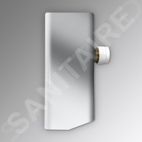 Zehnder Accessoires - Raccord Yucca, avec couvercle long, chrome 976038