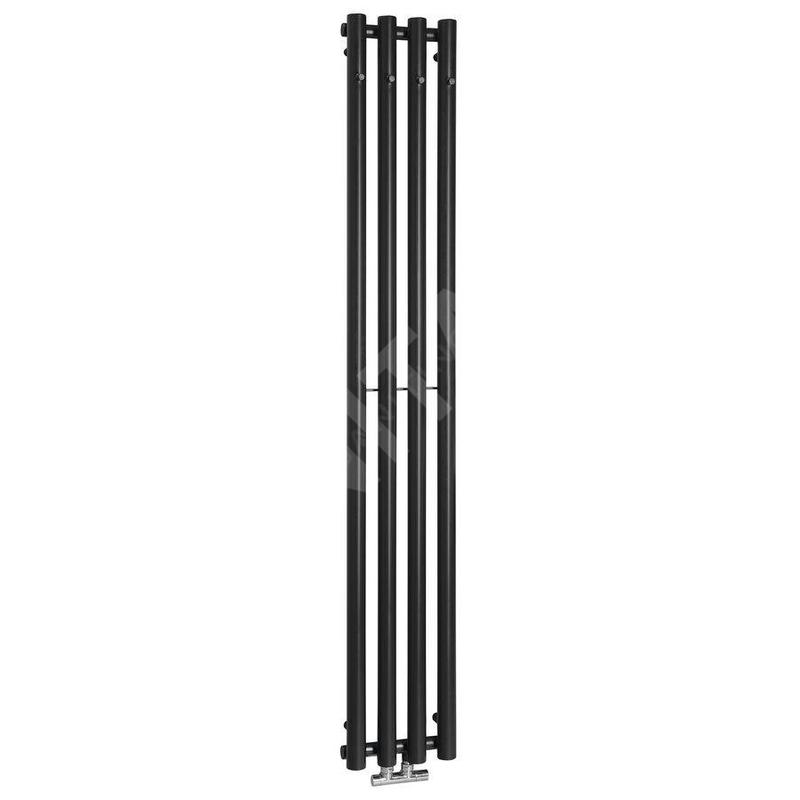 Sapho Chauffage - Corps de chauffe Pilon, 270x1800 mm, noir mat IZ122