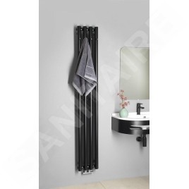 Sapho Chauffage - Corps de chauffe Pilon, 270x1800 mm, noir mat IZ122