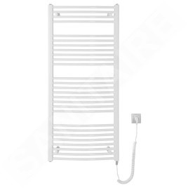 Aqualine Chauffage - Chauffage électrique Orbit-E, 600x1320 mm, 600 W, blanc ILEO36T