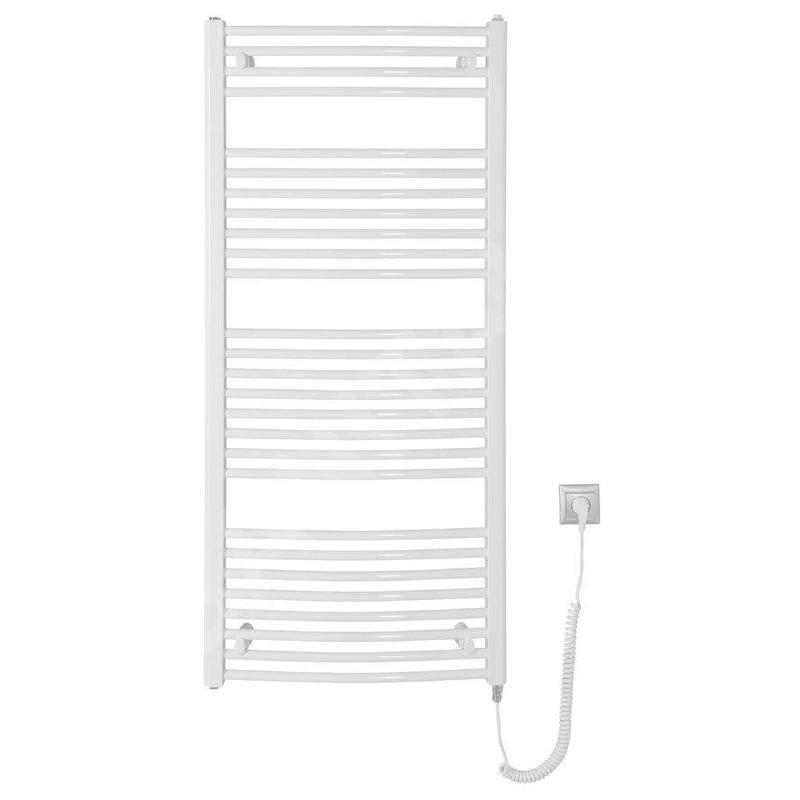 Aqualine Chauffage - Chauffage électrique Orbit-E, 600x1320 mm, 600 W, blanc ILEO36T