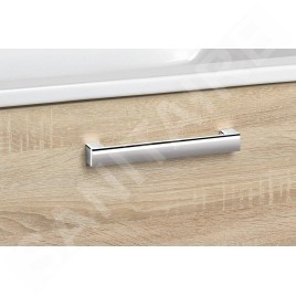Aqualine Vega - Meuble lavabo 820x676x436 mm, chêne platine VG883
