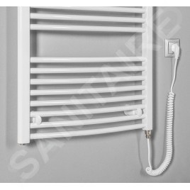 Aqualine Chauffage - Chauffage électrique Orbit-E, 600x1320 mm, 600 W, blanc ILEO36T