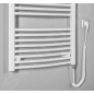 Aqualine Chauffage - Chauffage électrique Orbit-E, 600x1320 mm, 600 W, blanc ILEO36T