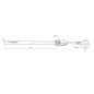 Aqualine Tiges de chauffage - Tige de chauffage électrique sans thermostat, 900 W, blanc LT90900K Aqualine Tiges de chauffage - Tige de chauffage électrique sans thermostat, 900 W, blanc LT90900K