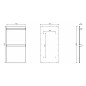 Sapho Chauffage - Corps de chauffe Elmis 400x800 mm, 120 W, anthracite EB420 Sapho Chauffage - Corps de chauffe Elmis 400x800 mm, 120 W, anthracite EB420